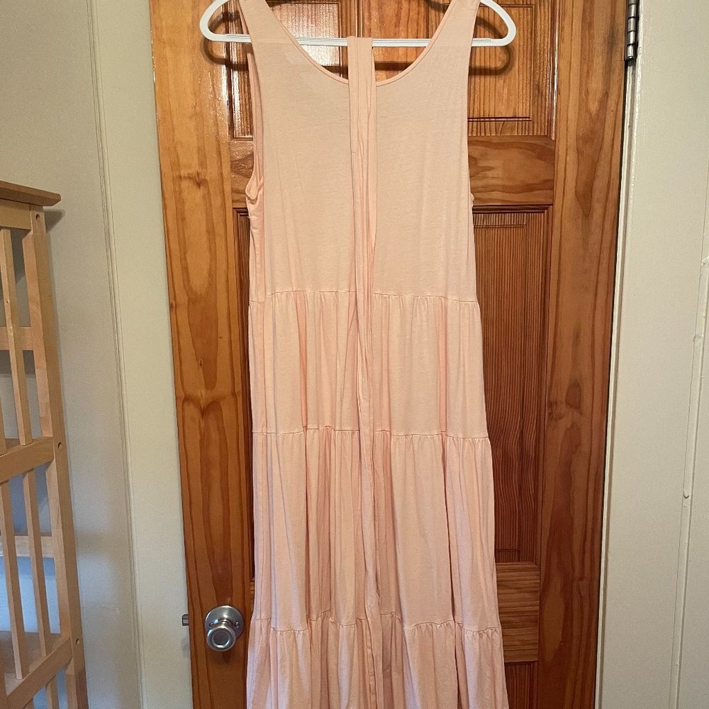 J. Crew Peach Tank Midi Dress Size L